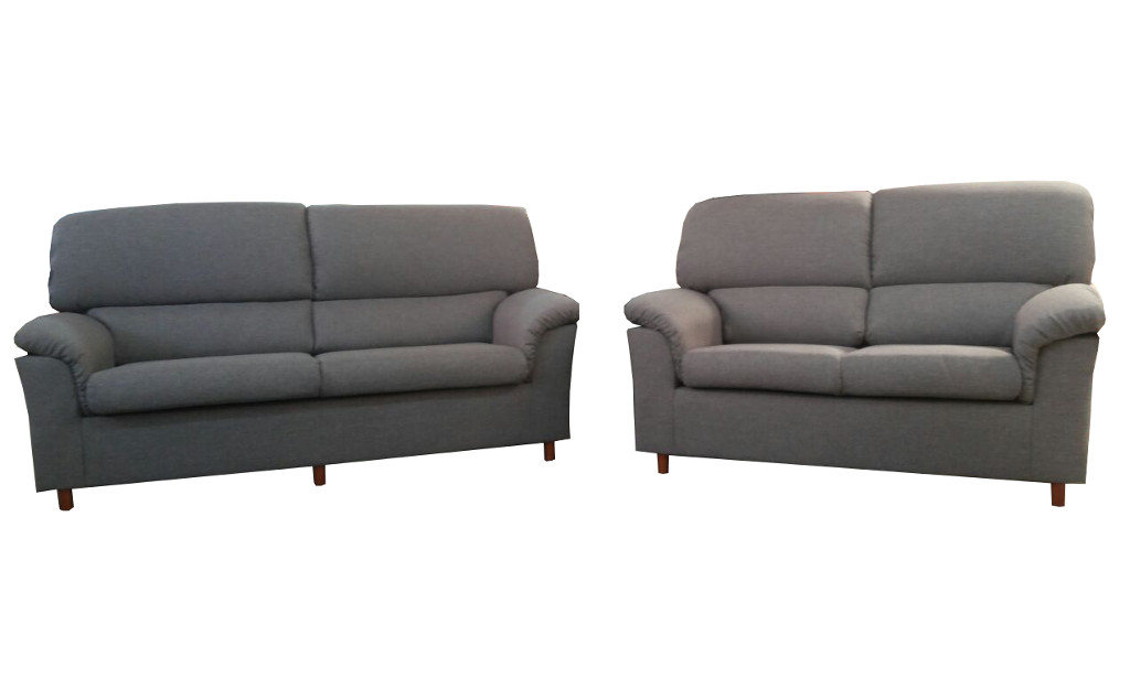 ▷ Conjunto Sofas 3 2 Con Reposacabezas Reclinables – Modelo Eva