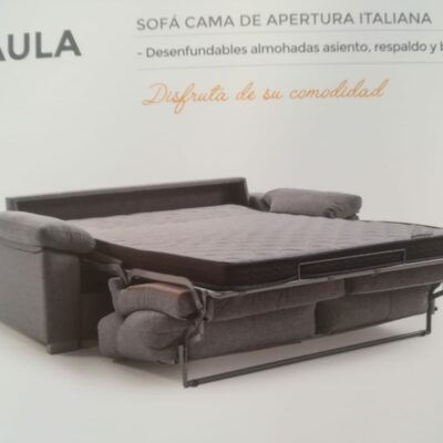 sofa cama paula desplegado