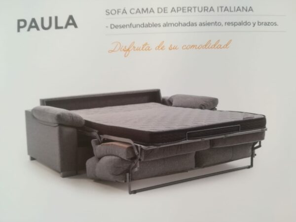 sofa cama paula desplegado