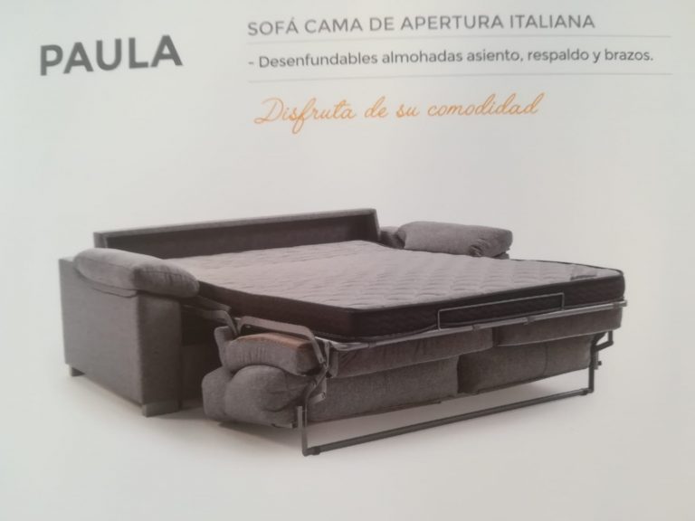sofa cama paula desplegado