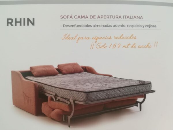 sofa cama rhin desplegado