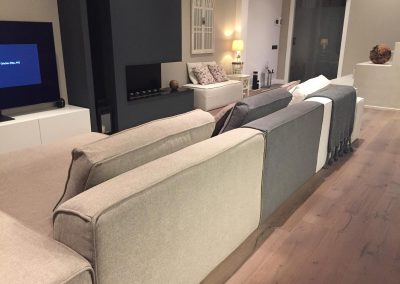 sofa chaiselongue grande personalizado tonos marrones